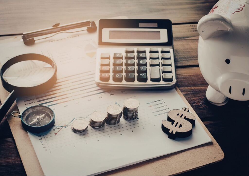 Budget planner tool used to help participants track income, expenses and savings goals.