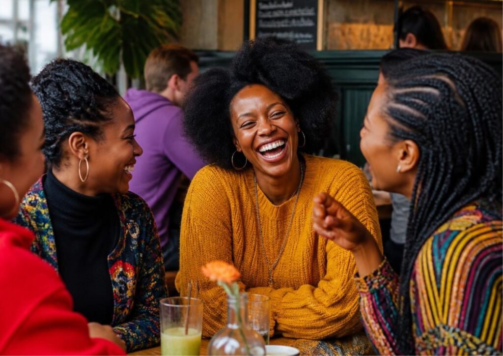 Black women enjoying meaningful time outside work